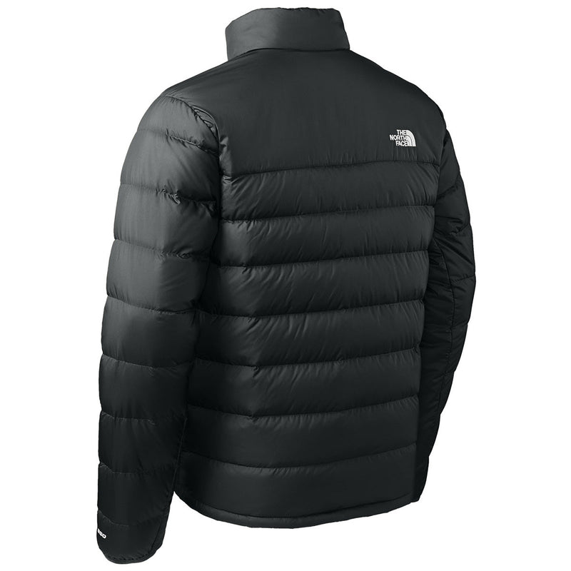The North Face Black Stand Collar Chest Pocket Puffer Jacket