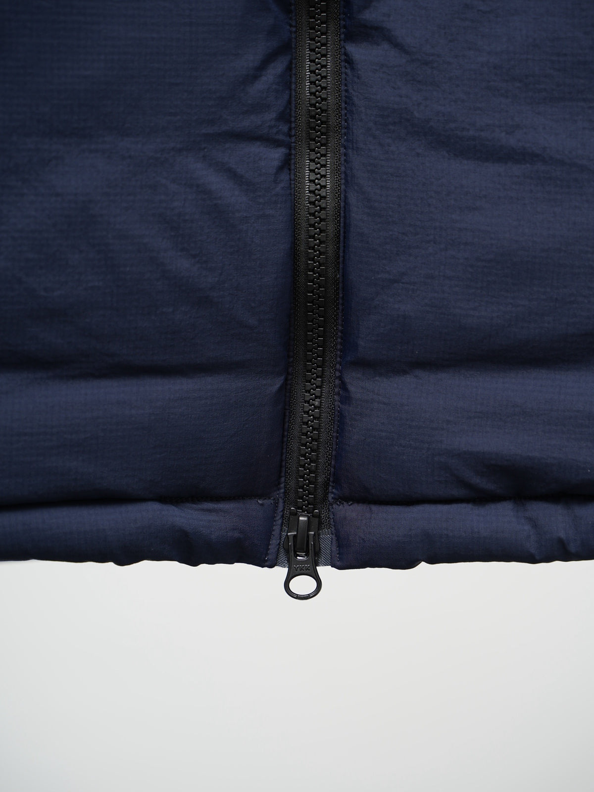 Canada Goose Navy Blue Stand Collar Zip-Front Puffer Jacket