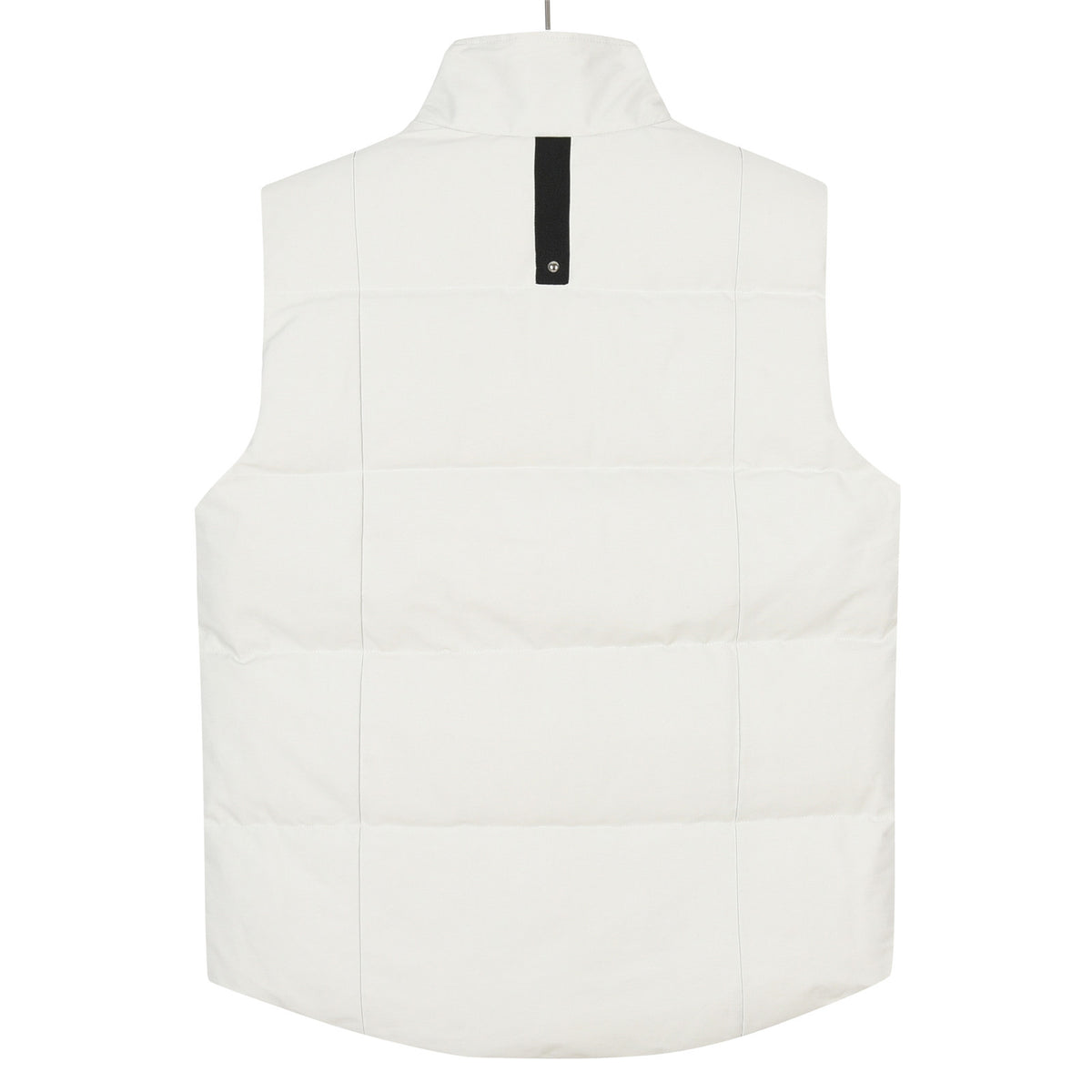 Moose Knuckles White Studded Quilted Puffer Vest