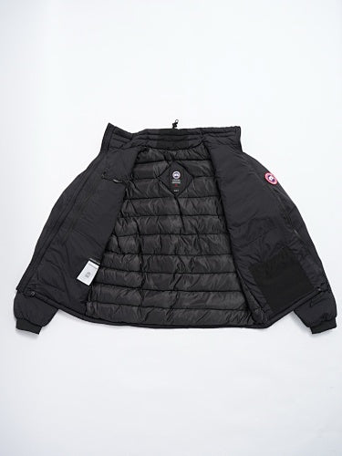 Canada Goose Black Stand Collar Zip-Front Puffer Jacket