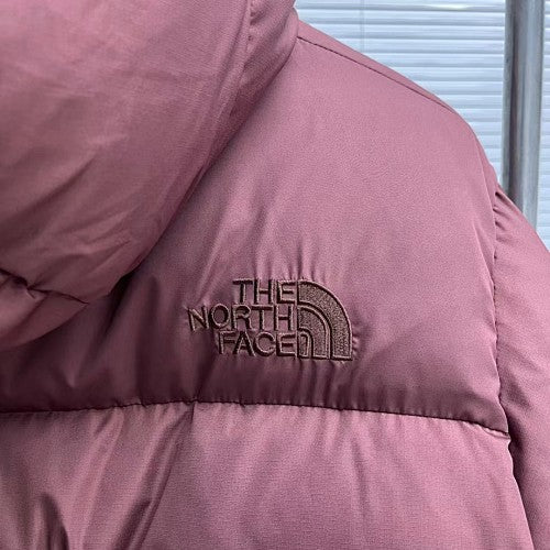 The North Face Mauve Purple Hooded Quilted Puffer Jacket