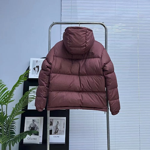 The North Face Mauve Purple Hooded Quilted Puffer Jacket