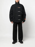 Heron Preston canvas jacket with toggle fastening