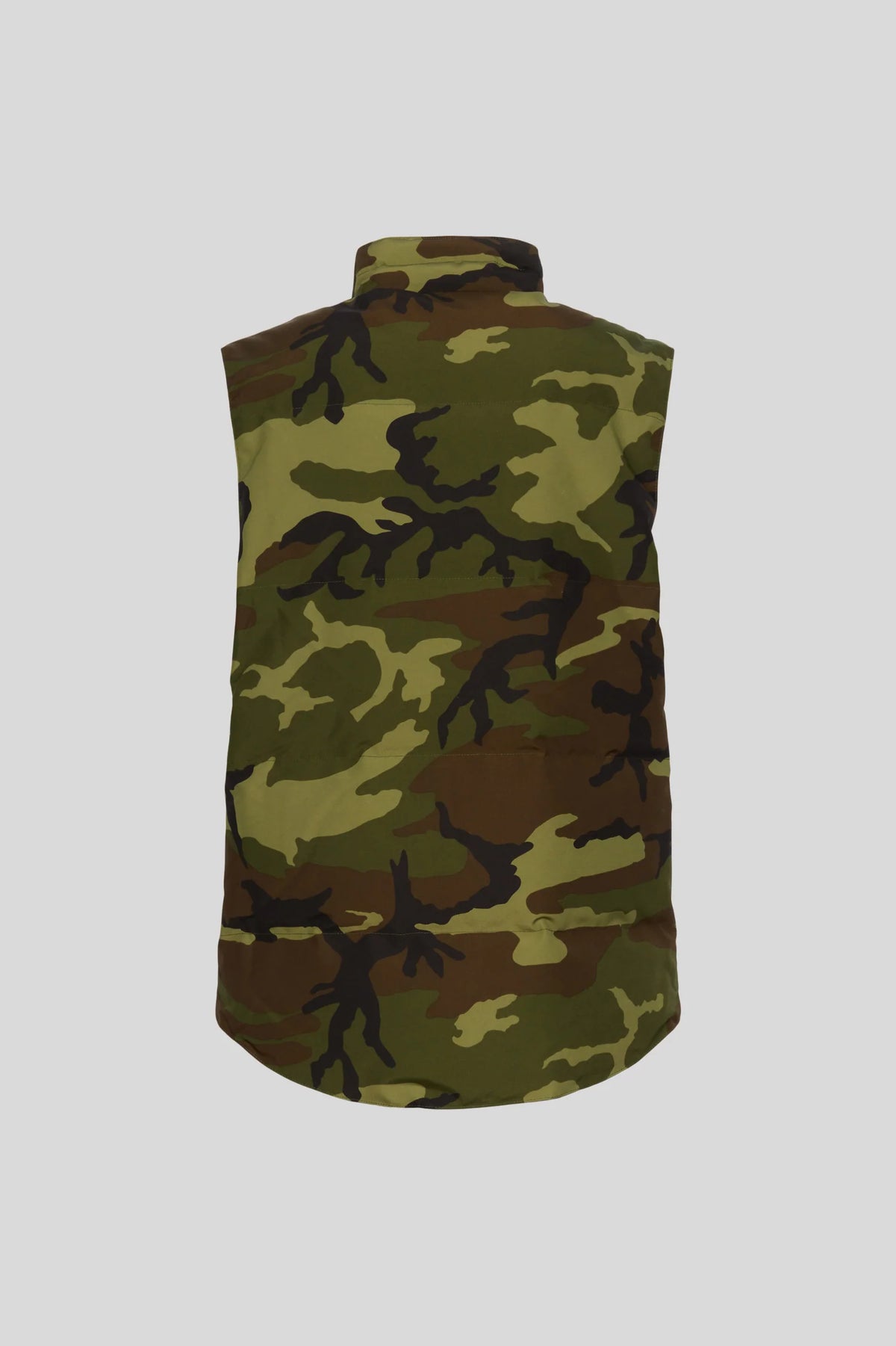 Canada Goose Olive Green Camo Stand Collar Vest