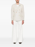 Lardini double-breasted linen blazer