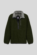 Canada Goose Dark Olive Green Half-Zip Fleece Pullover