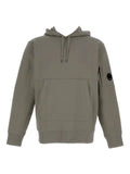 C.P. Company diagonal-raised fleece lens hooded sweatshirt