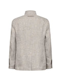 Zegna  Il Conte Oasi button micro-check jacket