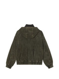 FIVE CM hooded corduroy jacket