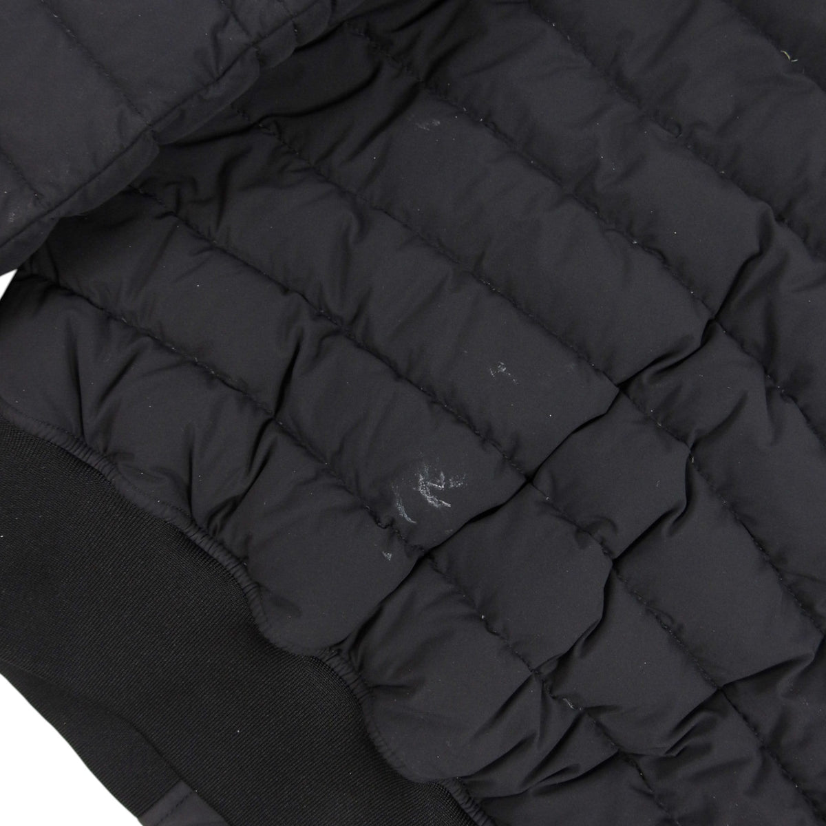 Moncler Black Quilted Zip-Front Bomber Jacket