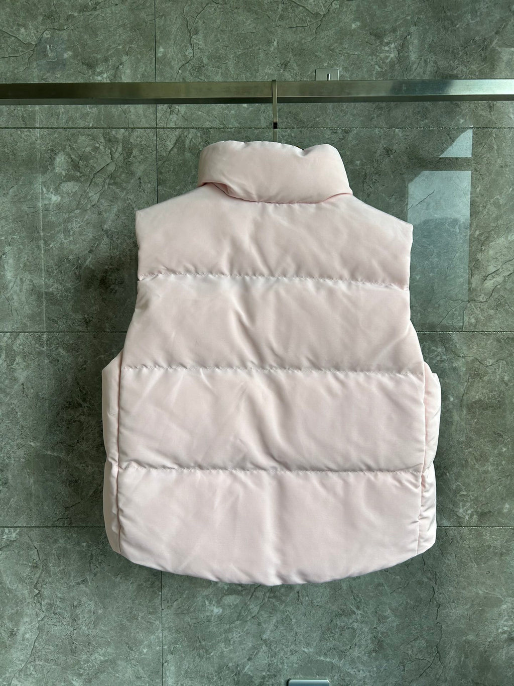 Canada Goose Blush Pink Black Patch Quilted Puffer Vest