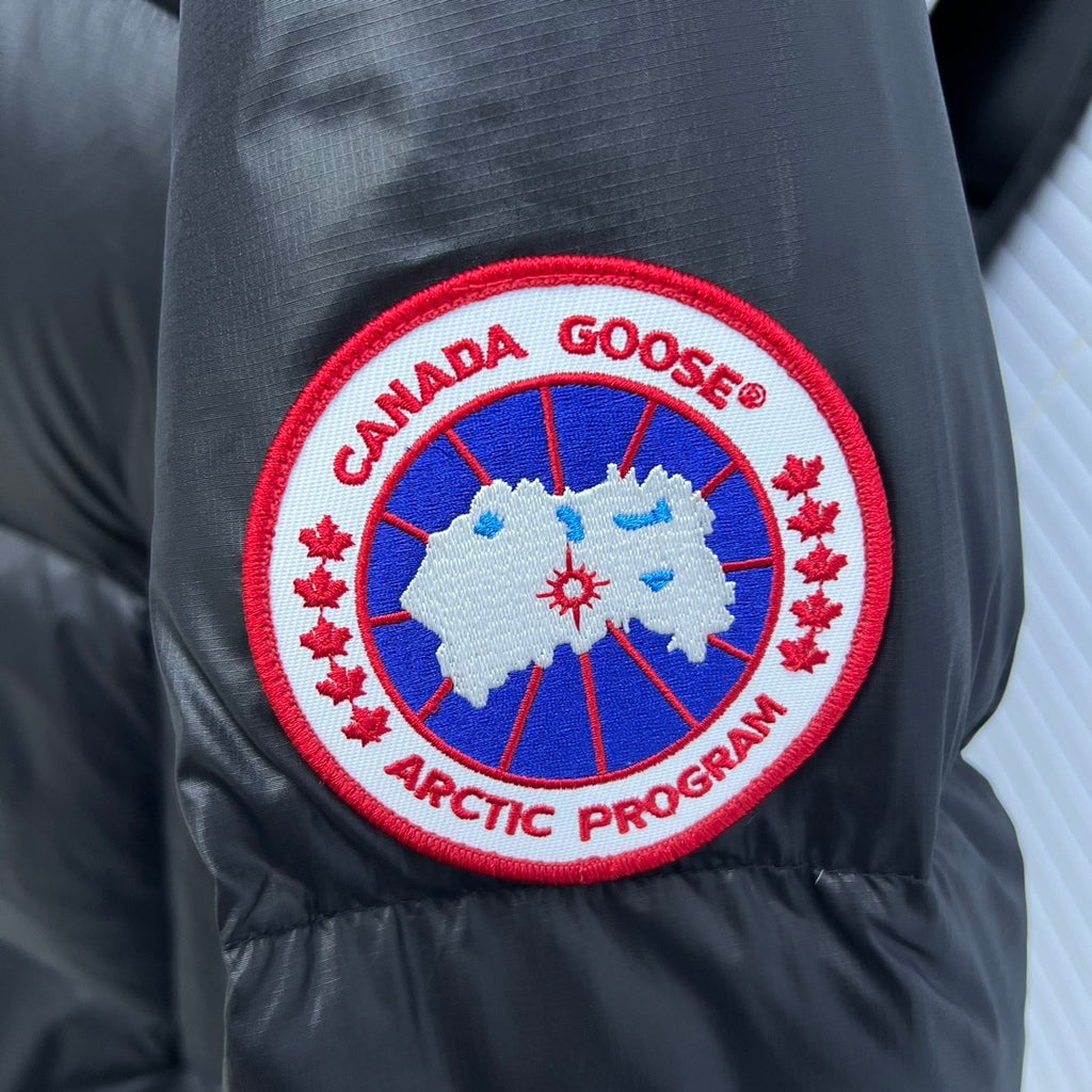 Canada Goose Black Classic Patch Hooded Puffer Jacket