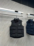 Canada Goose Black Tonal Patch Quilted Puffer Vest