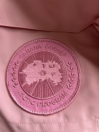 Canada Goose Dusty Pink Hooded Four-Pocket Puffer Jacket