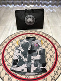 Canada Goose Gray and Black Camo Print Quilted Puffer Vest