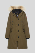 Canada Goose Olive Green Longline Hooded Parka